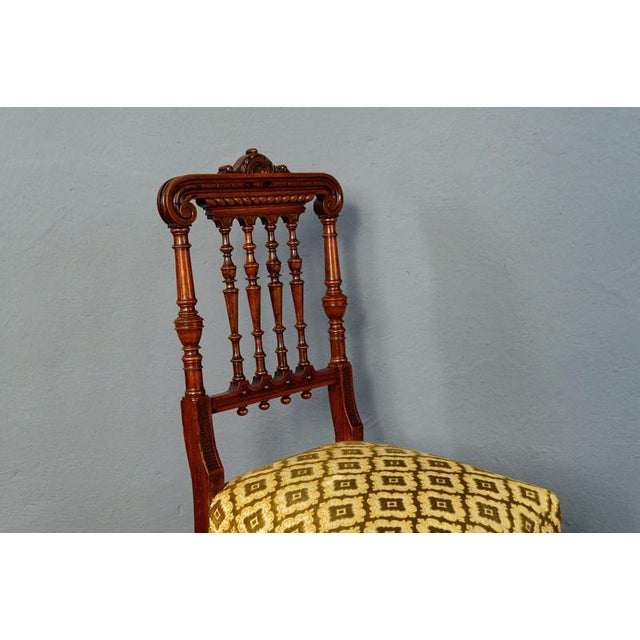 Wood Wilhelminian Walnut Chairs, Set of 4 For Sale - Image 7 of 16
