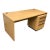Contemporary Maple Finish Office Desk For Sale