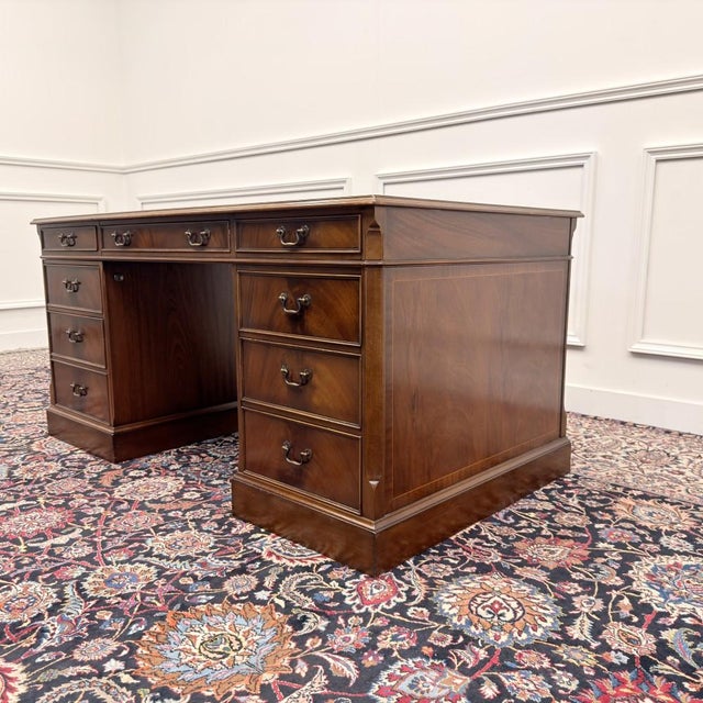 Classic English Heldense Desk For Sale - Image 6 of 18