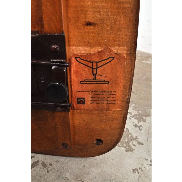 Vintage Desk Chair on Wheels by Albert Stoll for Stoll Giroflex, 1930s For Sale - Image 12 of 13