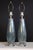 Glass Mid 20th Century Mezza Murano Style Aqua Frost Lamps - a Pair For Sale - Image 7 of 14