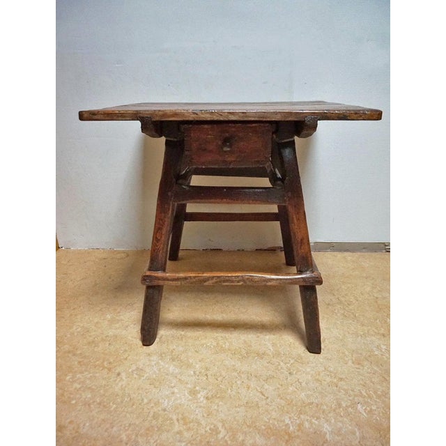 Small Antique Merchant Table, 1900s For Sale - Image 11 of 18
