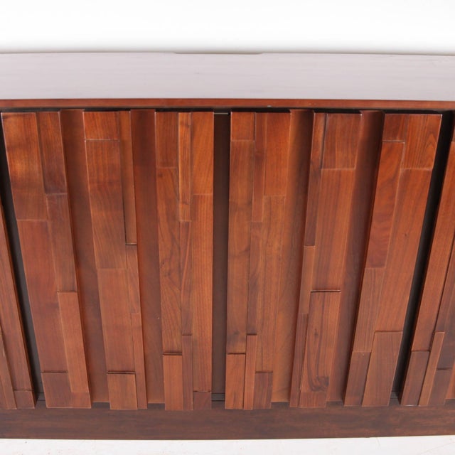 1980s Vintage Wooden Graphic Buffet, 1980s For Sale - Image 5 of 18
