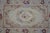 Vintage Floral Rose Needlepoint Textile Tapestry Area Rug 66" For Sale - Image 4 of 17