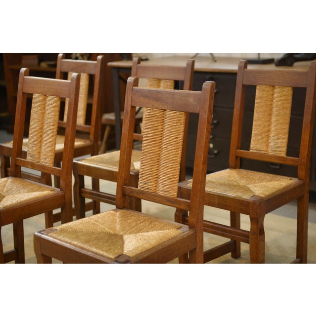 Vintage Brutalist Chairs, 1950s, Set of 6 For Sale - Image 12 of 14