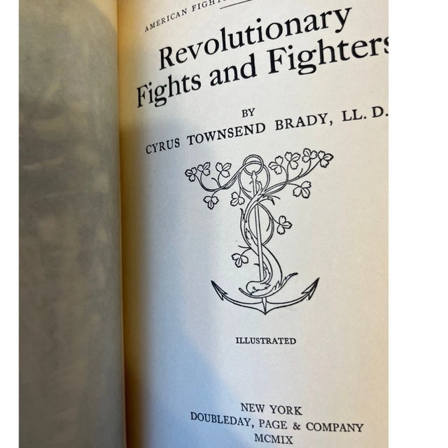 Complete 5-volume set of the "American Fights and Fighters" series by Cyrus Townsend Brady, published in 1909 by...