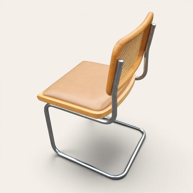 1970s Set of Four Cesca Dining Chairs, Attributed to Marcel Breuer For Sale - Image 10 of 12