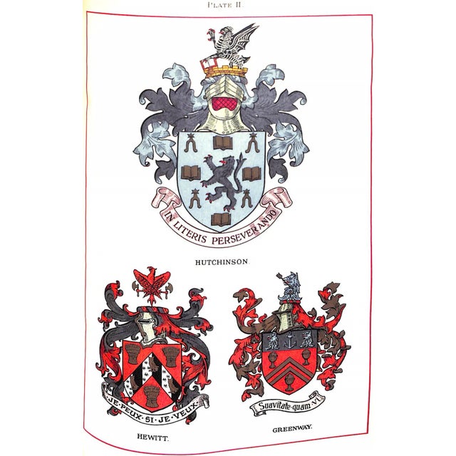 White "Amorial Families a Directory of Gentlemen of Coat-Armour" 1929 Fox-Davies, Arthur Charles For Sale - Image 8 of 12