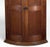Farmhouse Antique Nineteenth Century American Country Pine Curved Bow Front Corner Cupboard Cabinet For Sale - Image 3 of 14