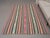 Vintage Hand-Knotted runner rug is a semi-antique vintage area rug. The '70s Eastern region of Anatolia's unique rug is...