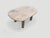 2010s Andrianna Shamaris Oval Low Bleached Teak Wood Side Table For Sale - Image 5 of 5