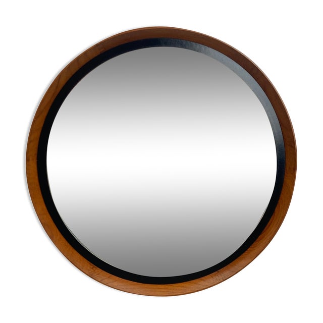 Teak Mirror by Uno & Östen Kristiansson for Luxus For Sale - Image 10 of 11