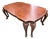 Vintage French Provincial Louis XV Solid Cherry Parquetry Extension Dining Table For Sale