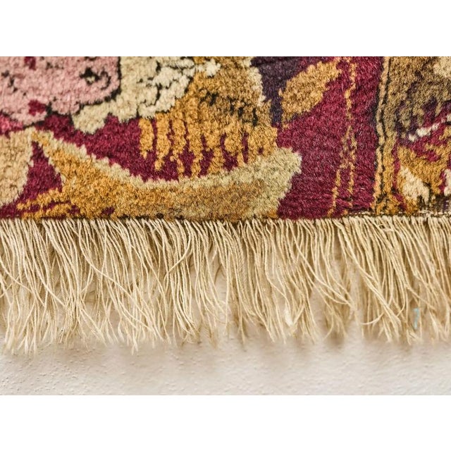 Maroon Antique 18th Century Tabriz Rug For Sale - Image 8 of 10