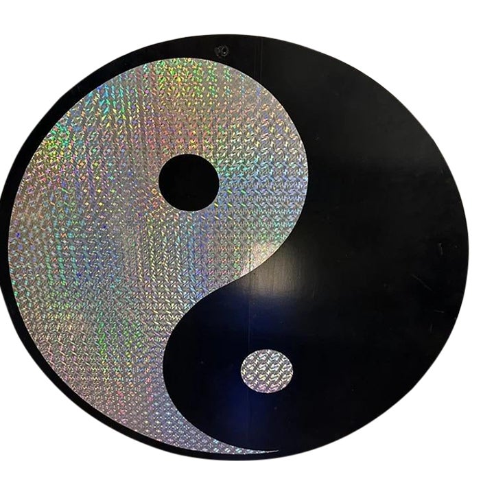 Vintage Retro Xl Yin Yang Sign Vintage 90s | Chairish