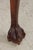 Pair Chippendale Tooled Leather Mahogany Lamp Tables For Sale - Image 13 of 14