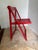 Red Mid-Century Modern Red Folding Chair For Sale - Image 8 of 9