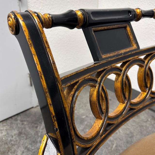 Maitland-Smith Regency Arm Chair For Sale - Image 11 of 12
