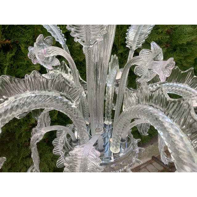 Murano Chandelier with Five Blown Glass Arms, 1990s For Sale - Image 17 of 18