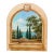 Late 20th Century John J. DeVlieger “Tuscany Vista” Trompe L’Oeil Landscape Painting For Sale