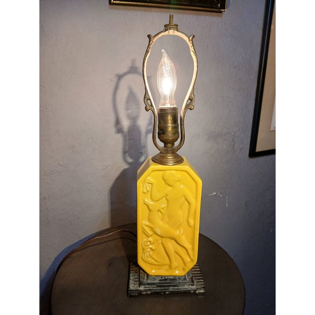1 out of 5 antique Muncie Art Deco table lamps. I was lucky enough to have won my bid on this gorgeous collectors item...