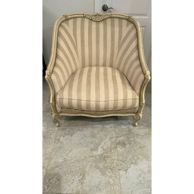 Henredon Beacon Hill 1990s Oversized French Country Bergère Armchair For Sale - Image 12 of 12