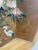 Gold Mid-Century Japanese Style Hand Painted Four-Panel Screen by Lucien Leinfelder For Sale - Image 8 of 13