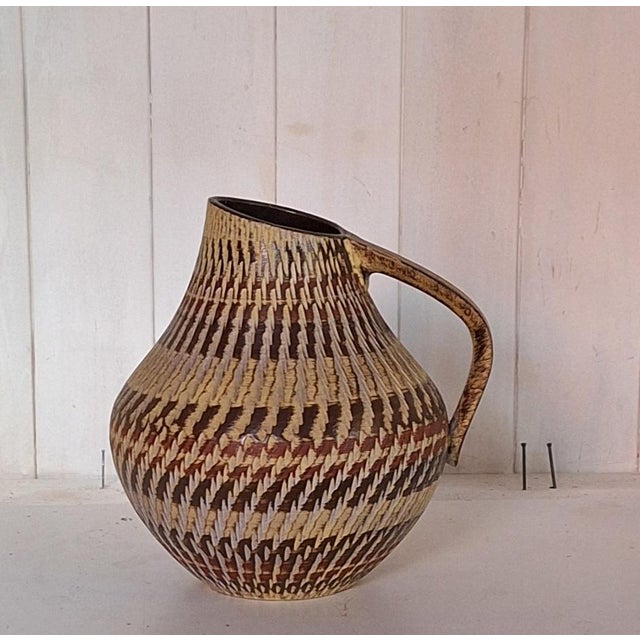 1970s Vintage Ceramic Handled Jug Vase from Dümler & Breiden, 1970s For Sale - Image 5 of 5