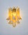Vintage Italian Murano Wall Lights with Caramel Lattimo Glass Petals in the Manner of Mazzega, 1990, Set of 2 For Sale - Image 12 of 18