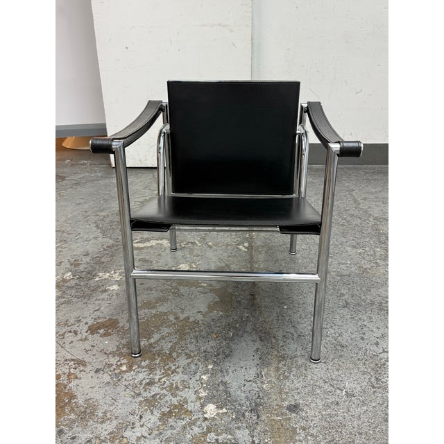 Modern Le Cobusier for Cassina Lc1 Sling Chiar, Circa 1990's For Sale - Image 3 of 12