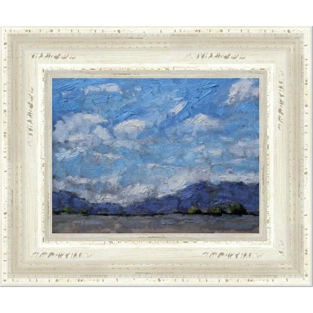 "Nevada Clouds" Contemporary Impressionist Style Landscape Oil Painting For Sale - Image 12 of 12