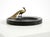 Large Black Granite Valet Tray with a Brass Peacock, 1920s For Sale - Image 3 of 18