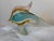 This angle fish is a vintage Murano art glass blown fish sculpture attributed to importerrs like J I Co. This Murano piece...