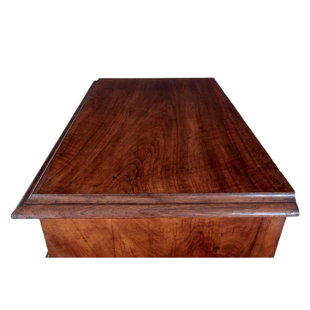 Tall Antique Chest of Drawers in Burr Walnut For Sale - Image 3 of 14