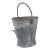 Antique French Zinc Milk Bucket, Early 20th Century For Sale