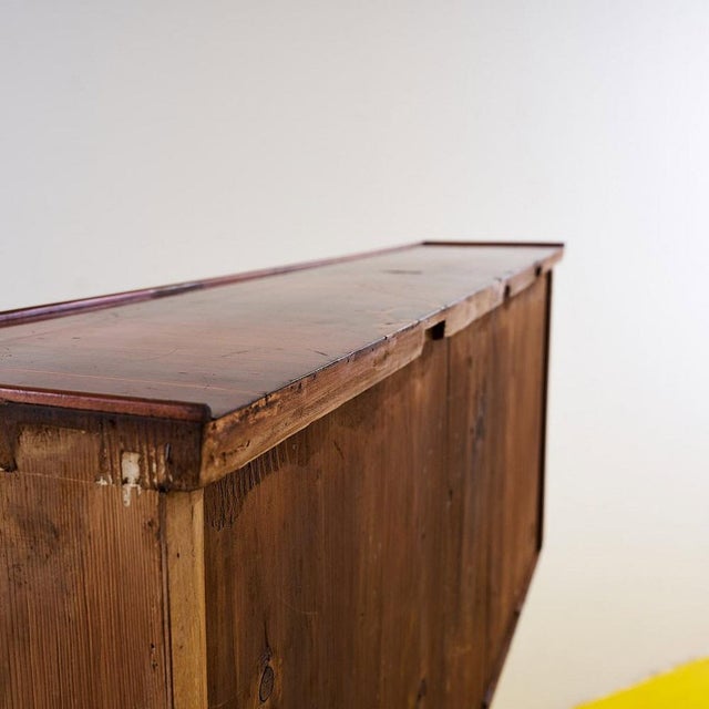 Antique Folding Chest of Drawers with Inlaid Decorations For Sale - Image 15 of 18