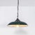 Industrial Green Disc Pendant Lamp, 1950s For Sale - Image 13 of 13