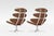 Poul Volther EJ5 Corona Lounge Chairs in Steel and Cognac Leather by Poul M. Volther for Erik Jørgensen, 1960s, Set of 2 For Sale - Image 4 of 8