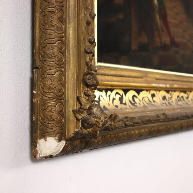 Historical Subject, Oil on Canvas, Framed For Sale - Image 12 of 16
