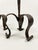Brutalist Antique Brutalist Gothic Wrought Iron Candlesticks, Set of 2 For Sale - Image 3 of 5