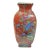 20thC Chinese Ceramic Vase Qing Dynasty Qianlong Marked Red Ground Famille Rose Porcelain Square Vase Hand Painted Flowers and Birds Pattern For Sale