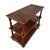 A superb étagère with bronze casters, hand-crafted in Ireland by the Robert Strahan & Co. furniture makers, circa 1840....