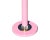 1980s Postmodern Art Deco Pink Black Acrylic Shade Touchier Floor Lamp in Brass and Lucite, 1980s For Sale - Image 5 of 10