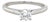 Cartier, French, Platinum and Diamond Engagement Ring, Size 7.25 For Sale