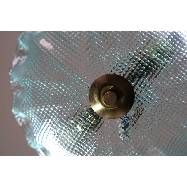 1950 Rare Blu Pendant Light Murano Glass by Barovier E Toso For Sale - Image 12 of 14