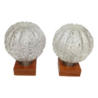 Murano Glass Lamps by Richard Essig, Set of 2 For Sale