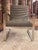 Modern Leather Lounge Chair W/Channel Stitching For Sale - Image 13 of 13