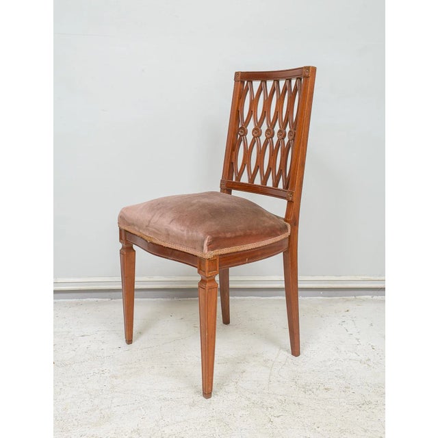 Set of Eight Continental Dining Chairs in the Neoclassic Manner For Sale - Image 11 of 11