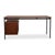 Wooden Apples, Wooden Desk, Brown Teak, Bauhaus Style, Drawers For Sale - Image 14 of 17