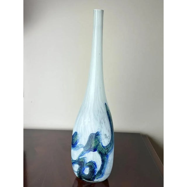 Murano polychrome Murano glass vase, Italy, 60s Intact, found in a noble apartment. In descriptive photographs you can see...